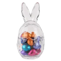 Glazen voorraadpot Ei met oren 9*17 leeg of gevuld