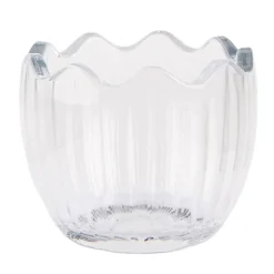 Glazen voorraadpot met oren 10*21 leeg of gevuld