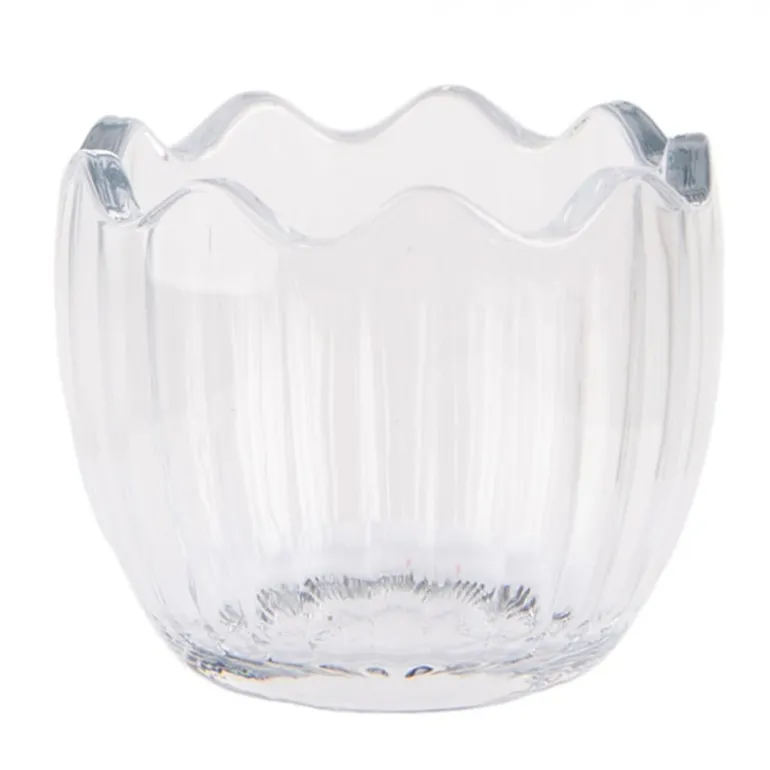 Glazen voorraadpot met oren 10*21 leeg of gevuld