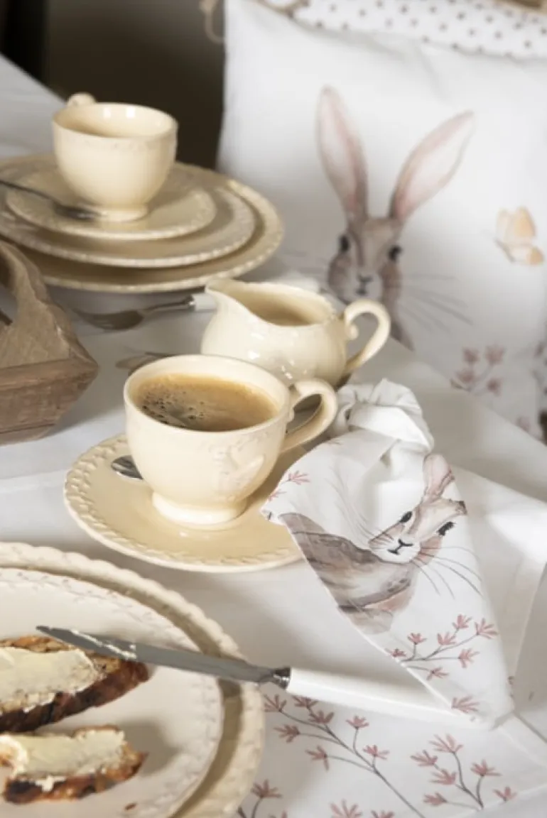 Groot bord met kip 26 cm