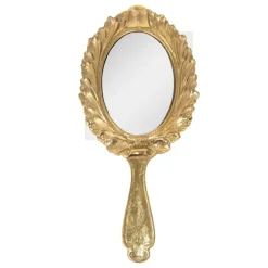 Handspiegel goudkleurig