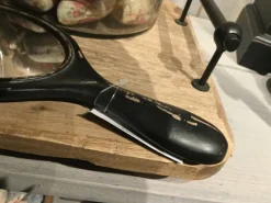 Handspiegel zwart brocante look 23*2*10