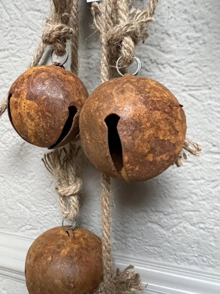 Hanger bellen roestbruin (L) 56 cm