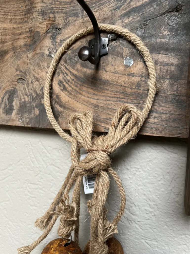 Hanger bellen roestbruin (L) 56 cm