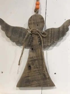 Hanger houten engel 23*2*25