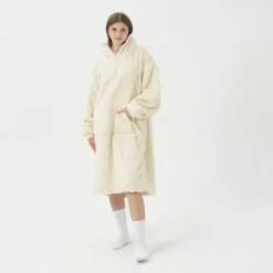 Hoodie / deken Sophie Offwhite one size