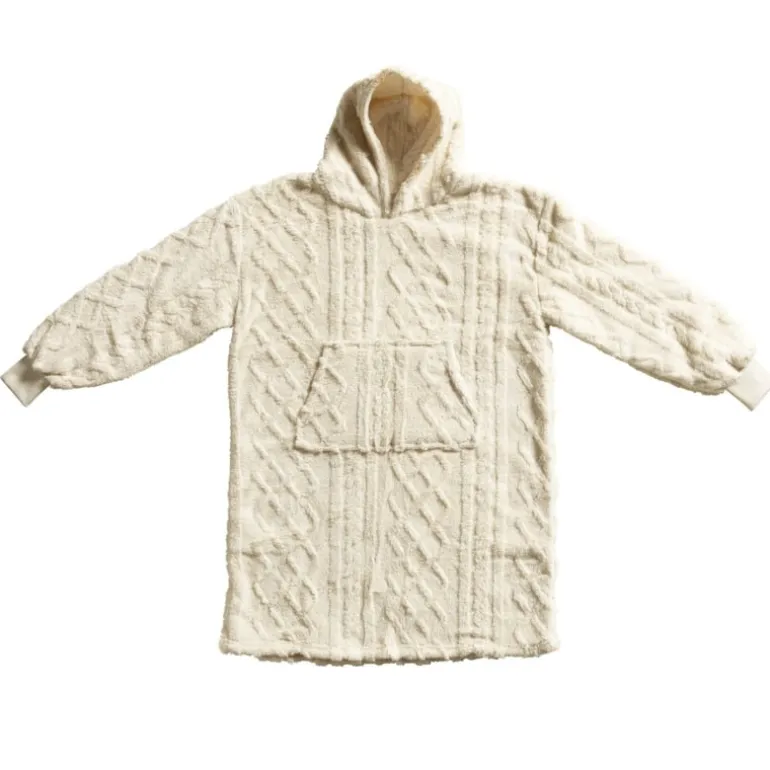 Hoodie / deken Sophie Offwhite one size