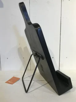 Houten boekstandaard zwart