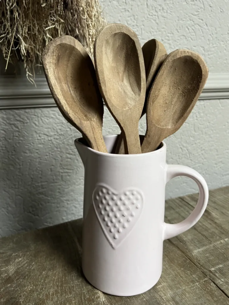 Houten decoratie lepel 29*6*3