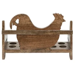 Houten eierhouder kip 32*13*19