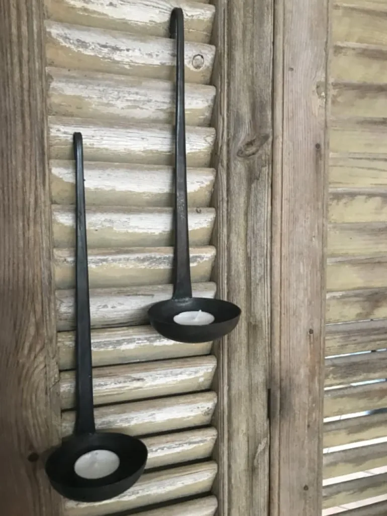 Ijzeren lepel hang 30*8