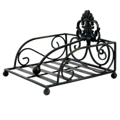 Ijzeren servethouder zwart