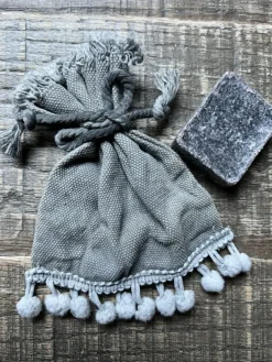 Jute zakje voor amberblokje 12*10