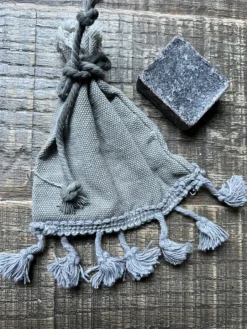 Jute zakje voor amberblokje 13*8