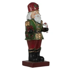 Kerstdecoratie Notenkraker groen/rood