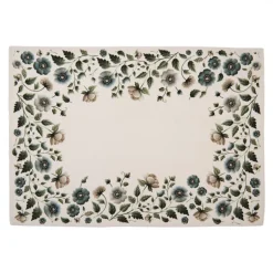 Keukendoek Anemoon beige/groen