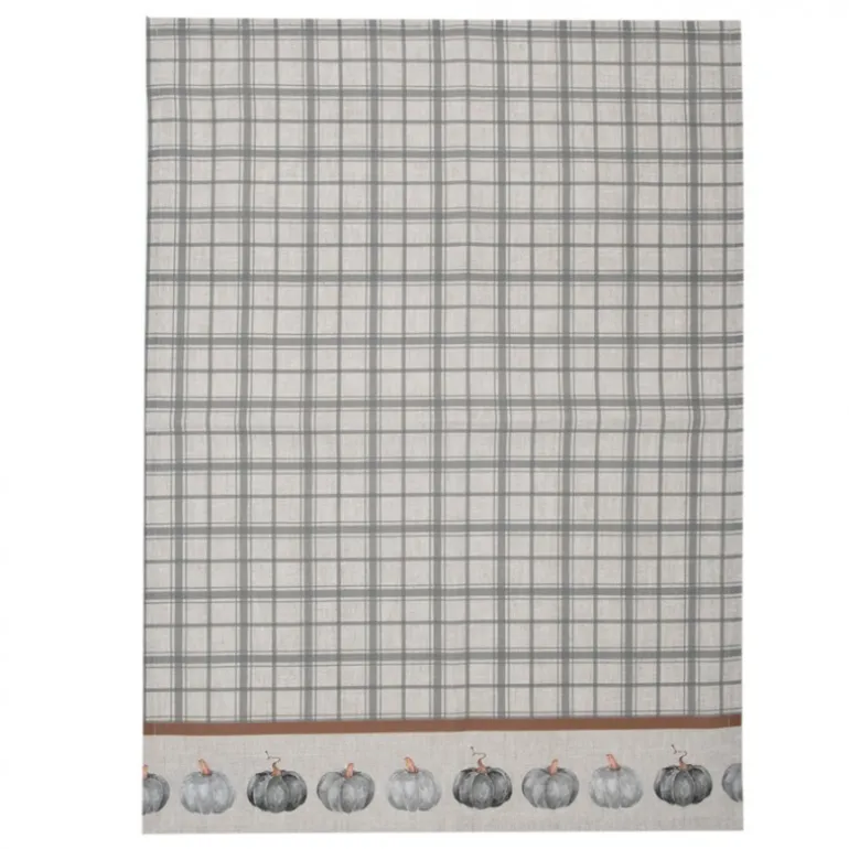 Keukendoek pompoen grijs model 1