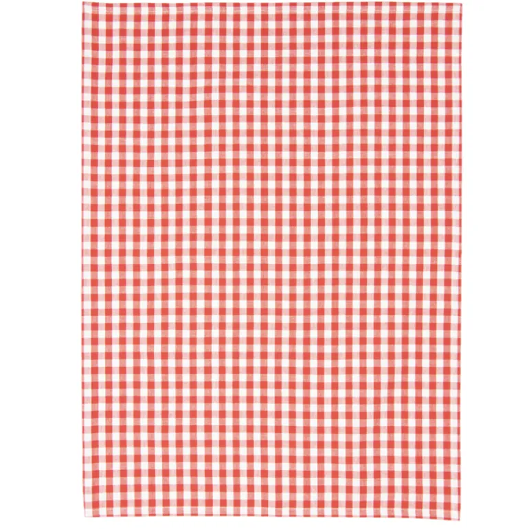 Keukendoek rood geruit