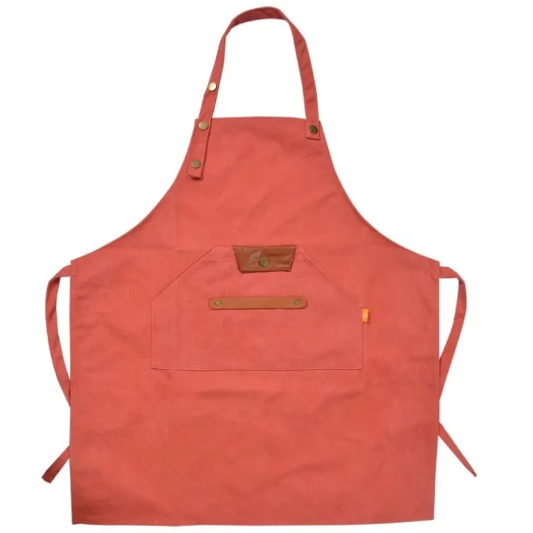 Keukenschort denim orange