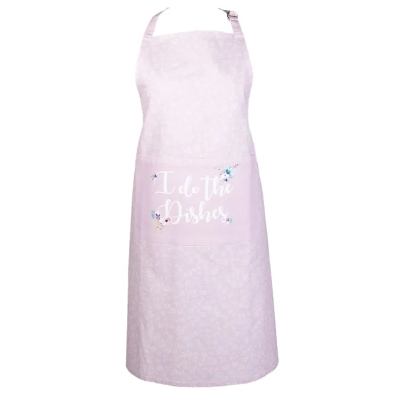 Keukenschort roze I do the dishes