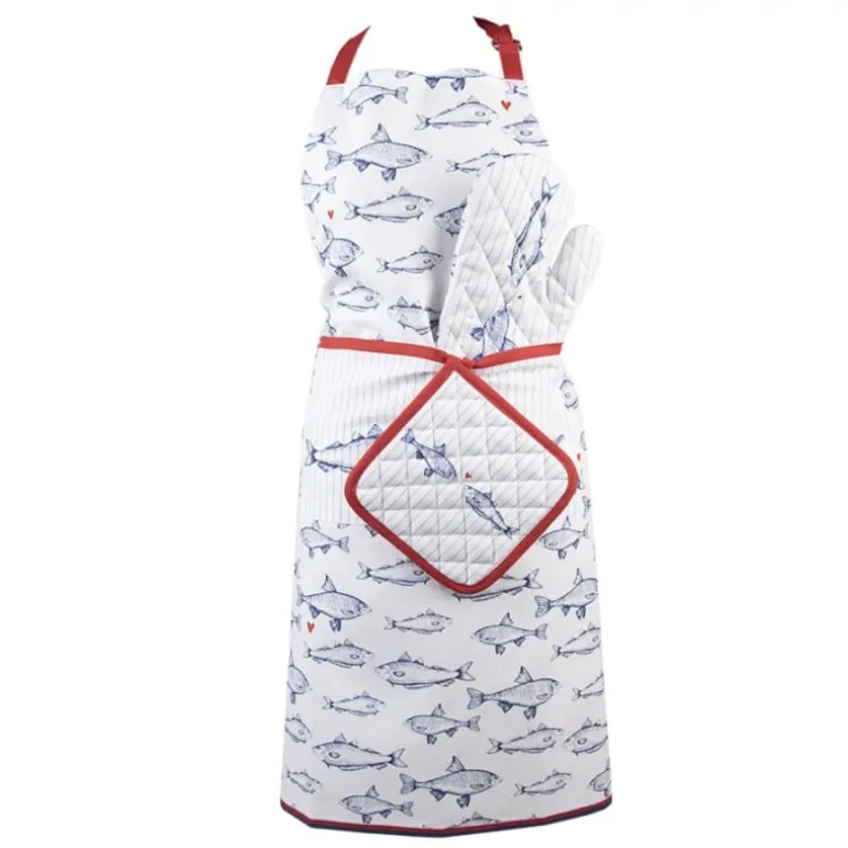 Keukenschort Sun Sea and Fish