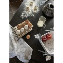 Keukenschort wit/grijs kat