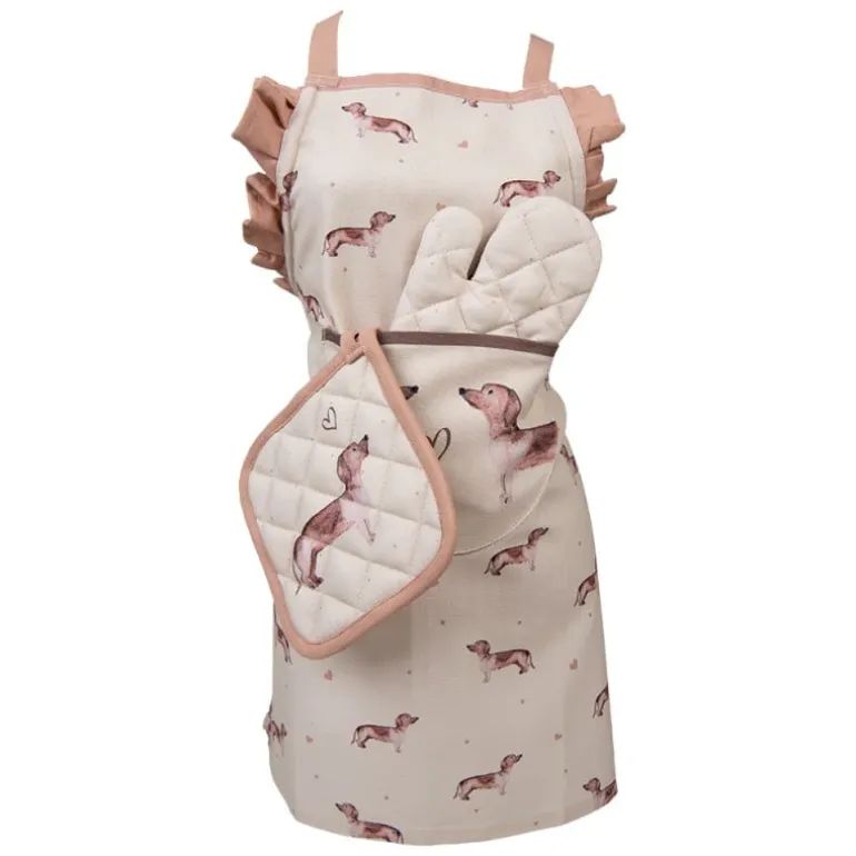 Kinder keukenschort Dachshund Love