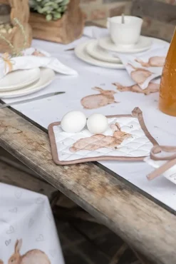 Kinder pannenlap Bunnies in Love