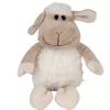 Knuffel Schaap wit/beige 10*15*19
