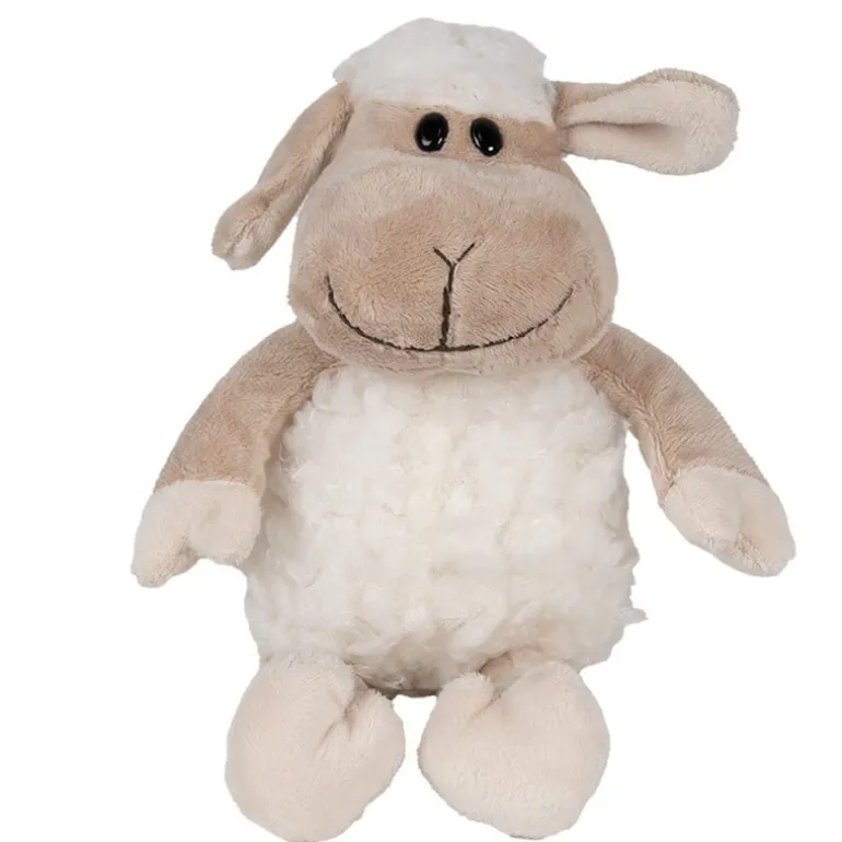 Knuffel Schaap wit/beige 10*15*19