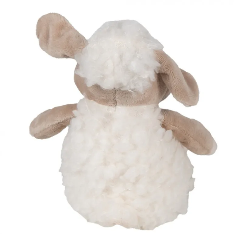 Knuffel Schaap wit/beige 10*15*19