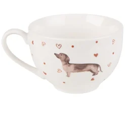 Kop en schotel Dachshund Love