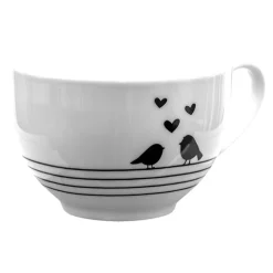 Kop en schotel Love Birds