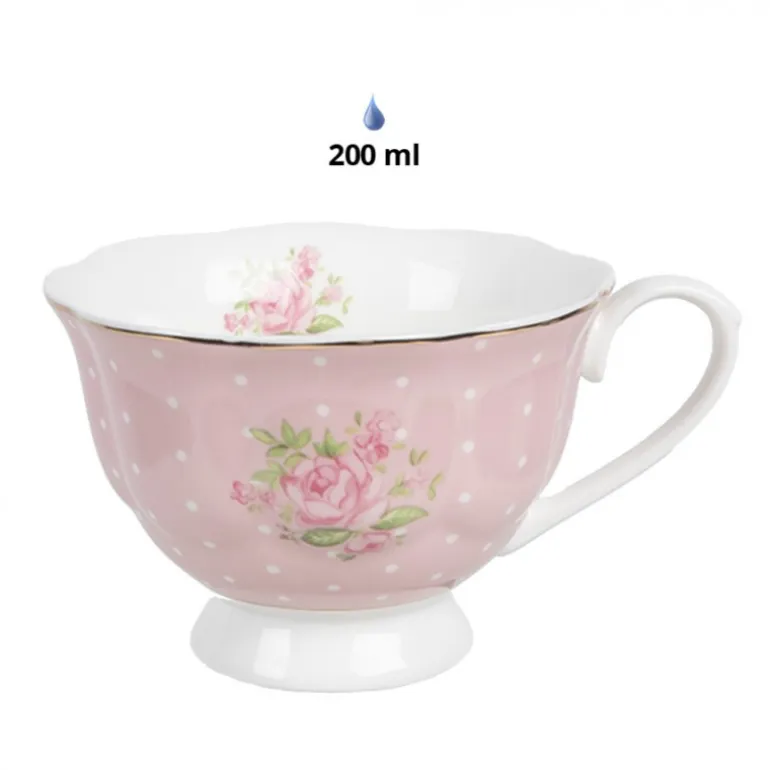 Kop en schotel Sweet Roses (B) 200 ml