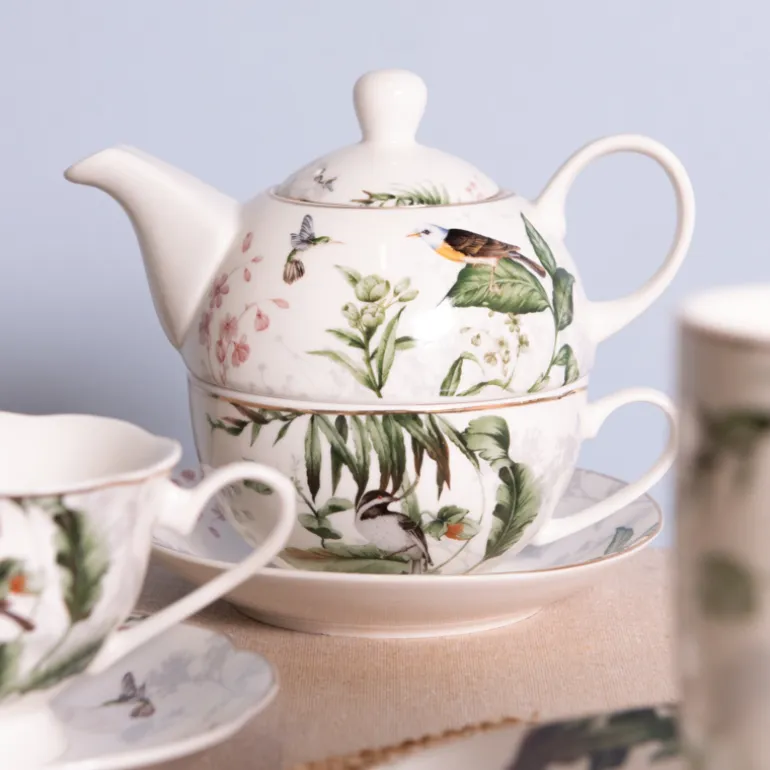 Kop en schotel Tropical Bird