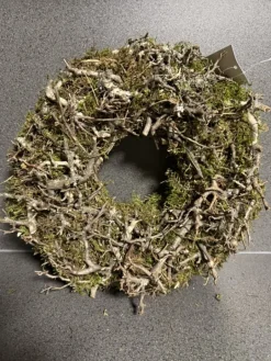 Krans bonsai / mos 30 cm