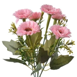 Kunstbloem bosje bloemen roze