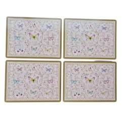 Kunststof placemats (4) Majestic Butterflies