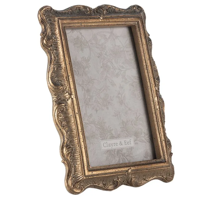 Landelijke fotolijst goud/brons 13*18