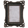 Landelijke fotolijst zwart/bruin 10*15
