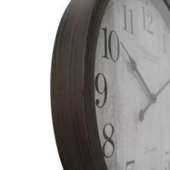 Landelijke klok bruin/grijs 40*7