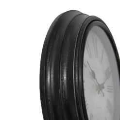 Landelijke klok zwart 29*5