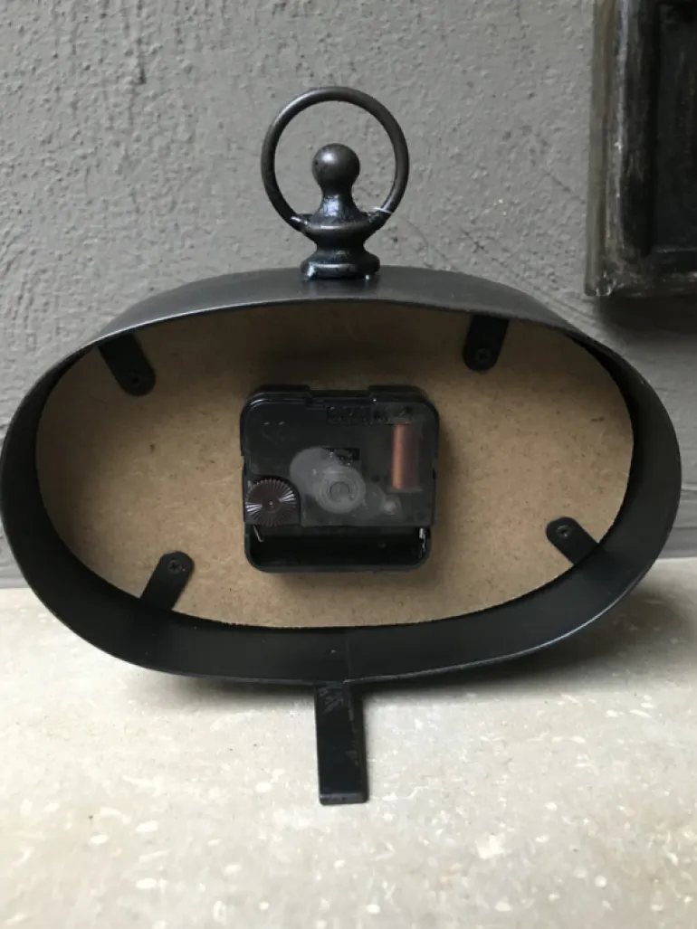 Landelijke tafelklok ovaal 19*6*19