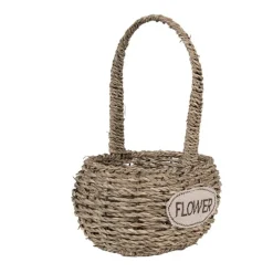 Manden set (2) met hengsel Flower ovaal