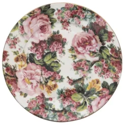 Ontbijtbord Pink Flowers 21 cm