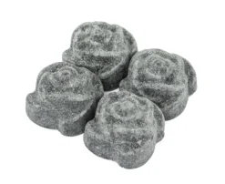 Organza zakje met 4 amberblokjes roos Black Musk