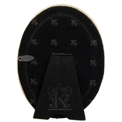 Ovaal goudkleurig fotolijstje 6*9