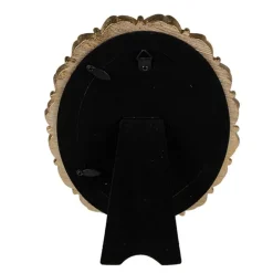 Ovale fotolijst vlinders goudkleur 10*15