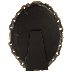 Ovale goudkleurige fotolijst 13*18