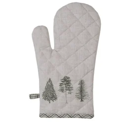 Ovenhandschoen dennenbomen